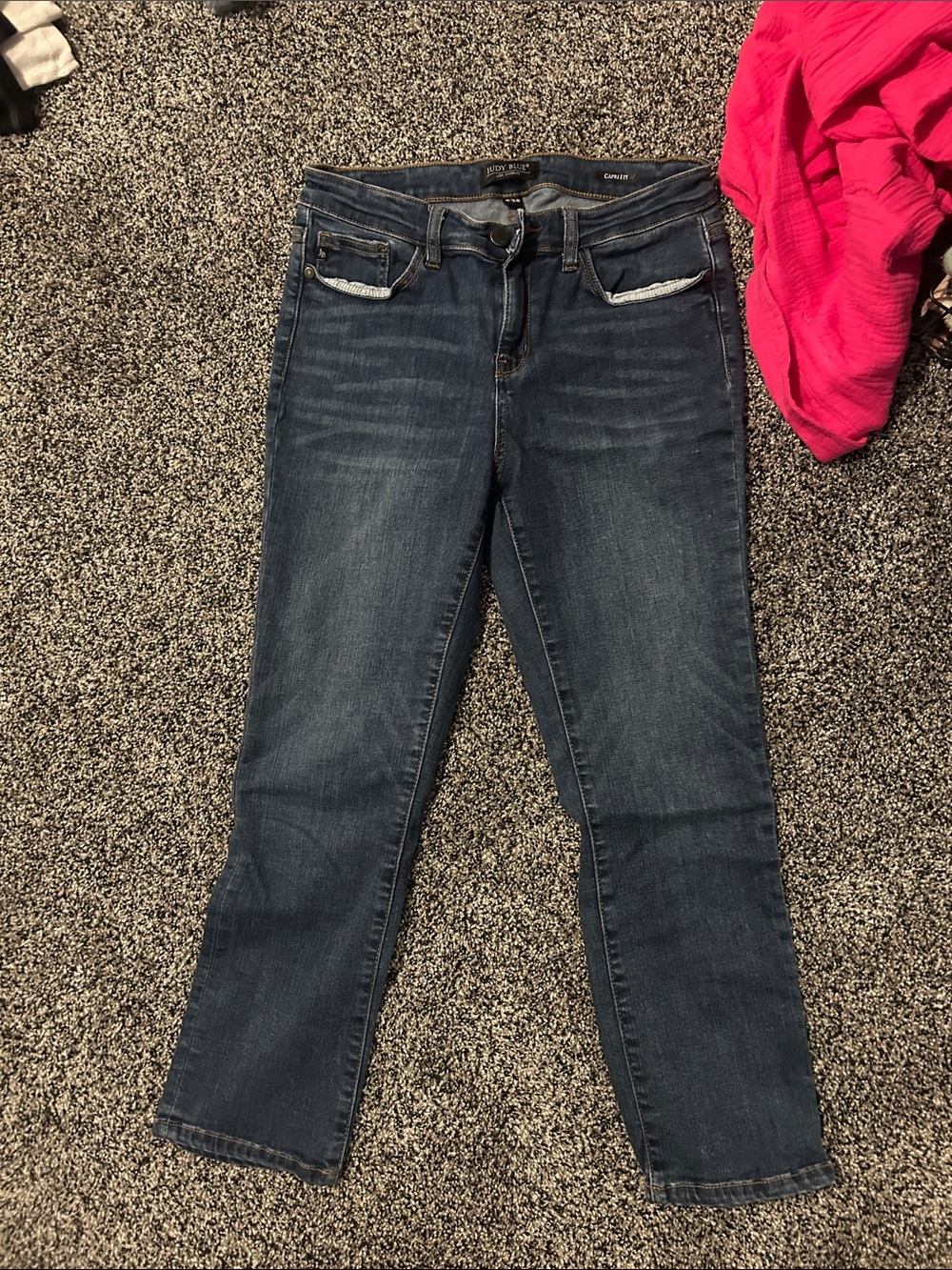Judy Blue Medium Dark Blue Straight Leg Women's Jeans